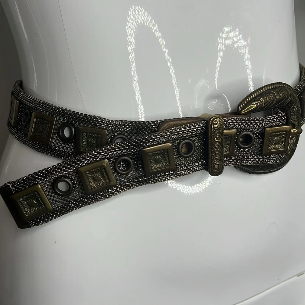 34” US Meco Paris Metal Mesh Buckle Belt